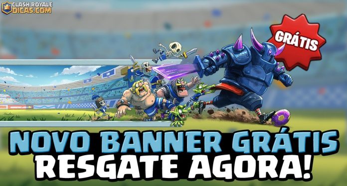 Banner Grátis da Copa do Mundo 2026 no Clash Royale