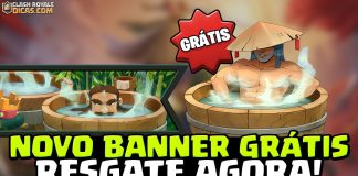 Banner Grátis do Ronin e do Rei no Clash Royale