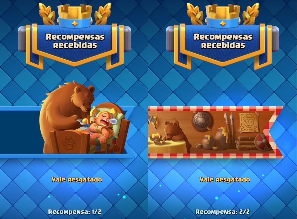 Banner grátis da Berserker Heroica no Clash Royale