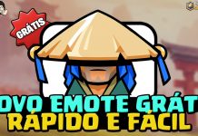 Emote do Ronin Chapéu Samurai Grátis no Clash Royale