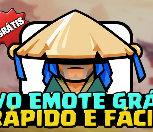 Resgate de Brinde! ⚔️ Emote do Ronin Chapéu Samurai Grátis Emote do Ronin Chapéu Samurai Grátis no Clash Royale