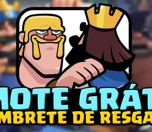 Emote Grátis do Bárbaro Mão no Ombro no Clash Royale