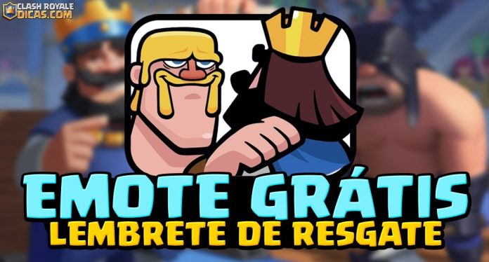 Resgate o Emote Meme do Bárbaro Mão no Ombro Emote Grátis do Bárbaro Mão no Ombro no Clash Royale