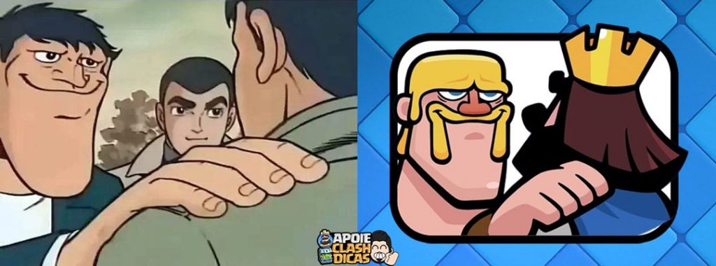 Emote Grátis Meme do Bárbaro Mão no Ombro no Clash Royale Emote Grátis Meme do Bárbaro Mão no Ombro no Clash Royale