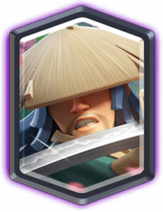 Ronin - Carta Lendária Carta do Ronin do Clash Royale