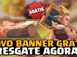 Resgate Grátis! 🌲🪓 Banner da Valquíria Heroica no Clash Royale Banner grátis da Valquíria Heroica