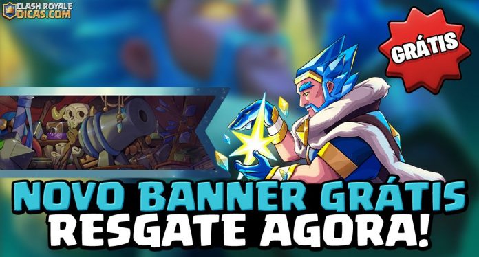 Banner do Mago de Gelo Heroico grátis Banner grátis do Mago de Gelo Heroico