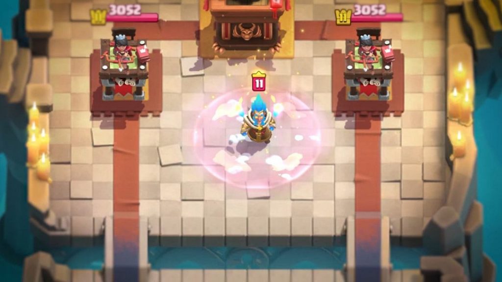 Mago de Gelo Heroico na TV Royale do Clash Royale Mago de Gelo Heroico
