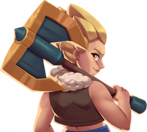 Banner da Valquíria Heroica grátis no Clash Royale Banner da Valquíria Heroica no Clash Royale