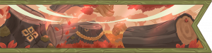 Fundo do Banner da Valquíria Heroica no Clash Royale Fundo com floresta e runas do Banner da Valquíria Heroica