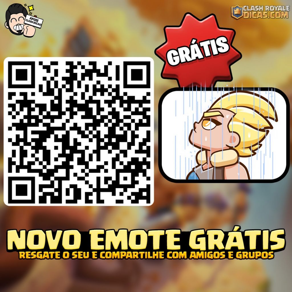 Código secreto da Supercell Store - Emote da Valquíria Heroica na Chuva Emote grátis da Valquíria Heroica na chuva na Supercell Store