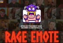 Concurso Emote de Fúria Clash Royale