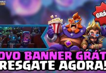 Banner PopCorn Grátis Clash Royale