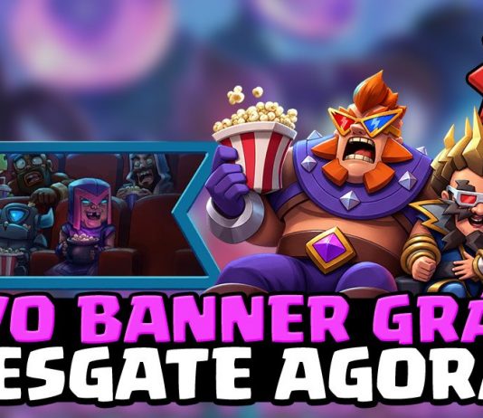 Banner PopCorn Grátis Clash Royale