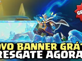 Banner do Mago de Gelo Heroico Congelante Grátis ❄️ Resgate na Supercell Store Banner Mago de Gelo Heroico Grátis