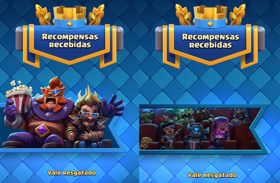 Banner PopCorn grátis com o Mago Elétrico Heroico e o Gigante Elétrico Evoluído Banner PopCorn com Mago Elétrico Heroico e Gigante Elétrico Evoluído em uma sessão de cinema