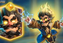 Mago Elétrico Heroico Clash Royale Dupla Descarga
