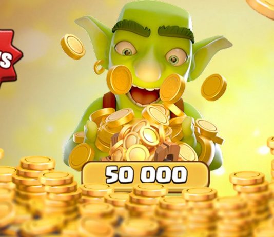 Resgate 50k de Ouro Grátis 🎁 Resgate por tempo limitado! 50k de Ouro grátis Clash Royale Supercell Store