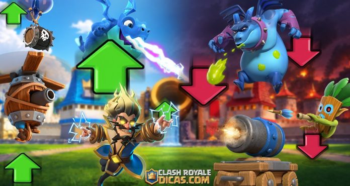 Balanceamento de Outubro: nerfs e buffs Balanceamento de meio de outubro no Clash Royale