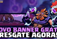 Banner grátis Está Vivo Gigante Elétrico Evoluído Clash Royale