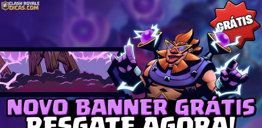 Banner grátis Está Vivo Gigante Elétrico Evoluído Clash Royale