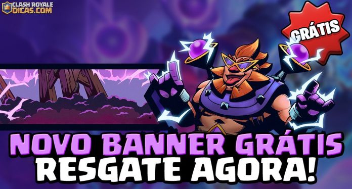 Banner grátis Está Vivo Gigante Elétrico Evoluído Clash Royale