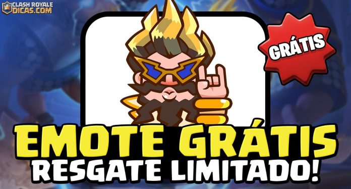 Emote Mago Elétrico Roqueiro Emote grátis Mago Elétrico Heroico Roqueiro Clash Royale
