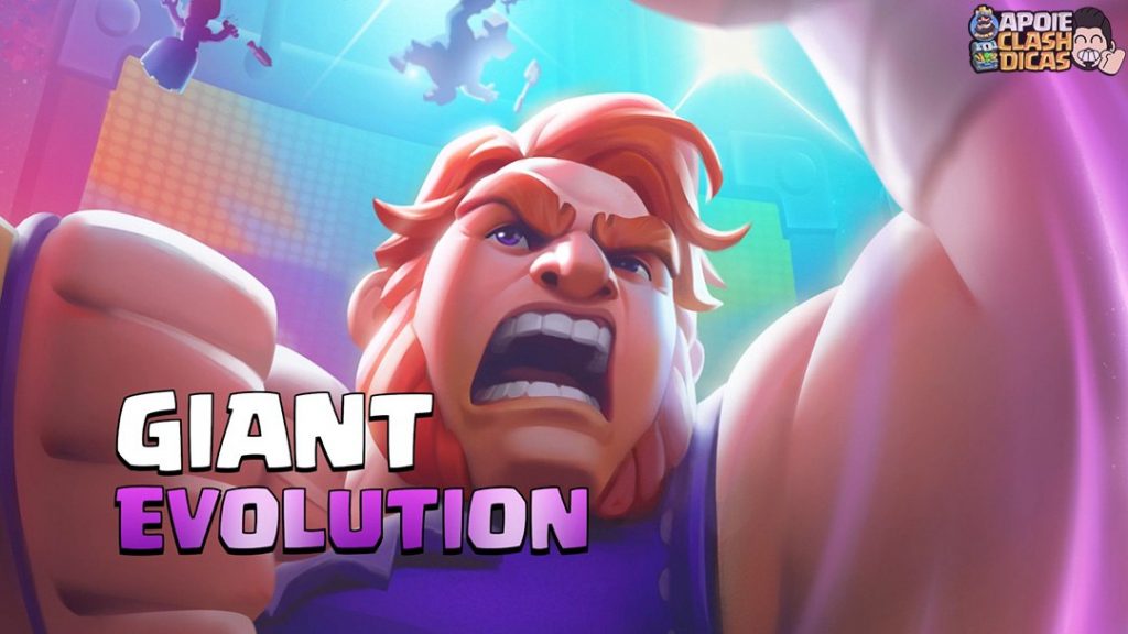 Prévia do Gigante Evoluído apresentada na TV Royale do Clash Royale