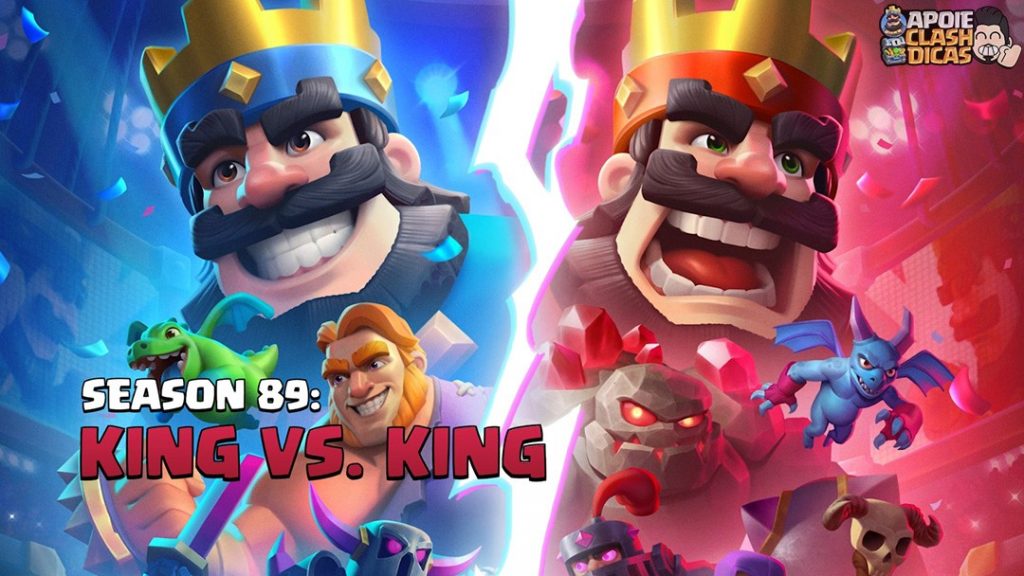 Rei contra Rei na prévia da temporada competitiva de novembro do Clash Royale