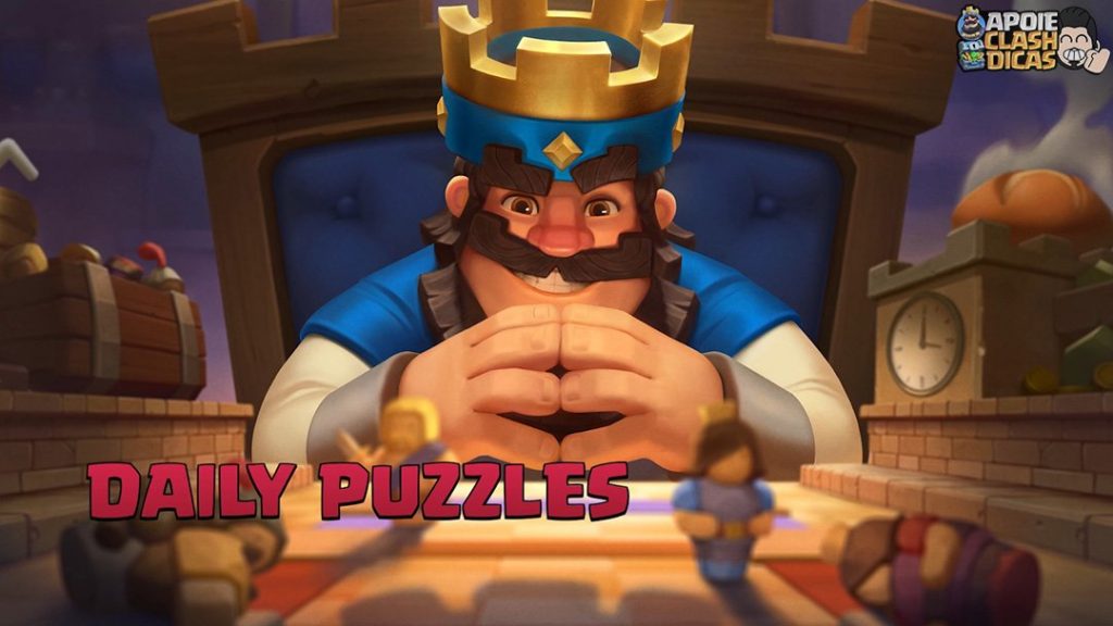 Prévia dos puzzles diários com cartas limitadas no Clash Royale