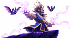 Banner do Mago Elétrico Heroico Grátis ⚡🦇 Resgate o conjunto completo | 2